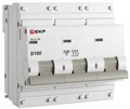 Автоматический выключатель  EKF mcb47100-3-100D-pro 149204
