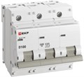 Автоматический выключатель  EKF mcb47100-3-100D-pro 149204