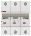 Автоматический выключатель  EKF mcb47125-3-32C 149540