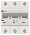 Автоматический выключатель  EKF mcb47125-3-50C 149565