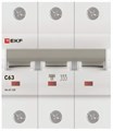 Автоматический выключатель  EKF mcb47125-3-63C 149568