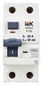 Выключатель дифференциального тока (ВДТ, УЗО)  IEK AR-R10N-2-063C030 150714