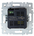 Розетка USB  IEK BR-U21-D31-K10 157017