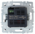 Розетка USB  IEK BR-U22-018-K37 157055
