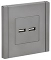 Розетка USB  IEK FP-U21-D31-K46 157080