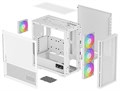 Корпус eATX Deepcool CH560 DIGITAL WH 105252