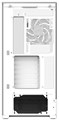 Корпус ATX Zalman P40 Prism White 106133
