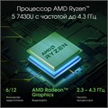 Ноутбук  Digma Pro Fortis M 14.1 ", Ryzen 5, 16 Гб RAM, 512 Гб SSD, Radeon Vega, Серый 113120