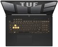 Ноутбук  ASUS TUF Gaming F17 FX707ZC4 17.3 ", Core i5, 16 Гб RAM, 512 Гб SSD, GeForce RTX 3050, Серый 115574