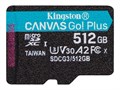 Карта памяти MicroSDXC 512GB Kingston SDCG3/512GBSP 122077