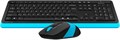 Клавиатура и мышь wireless A4Tech FG1010 BLUE 122690