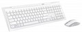 Клавиатура и мышь wireless Rapoo 8210M-WHT 122786