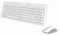 Клавиатура и мышь wireless Rapoo 8210M-WHT 122786