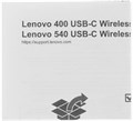 Мышь wireless Lenovo 540 122945