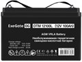 Батарея аккумуляторная  Exegate DTM 12100L 100369